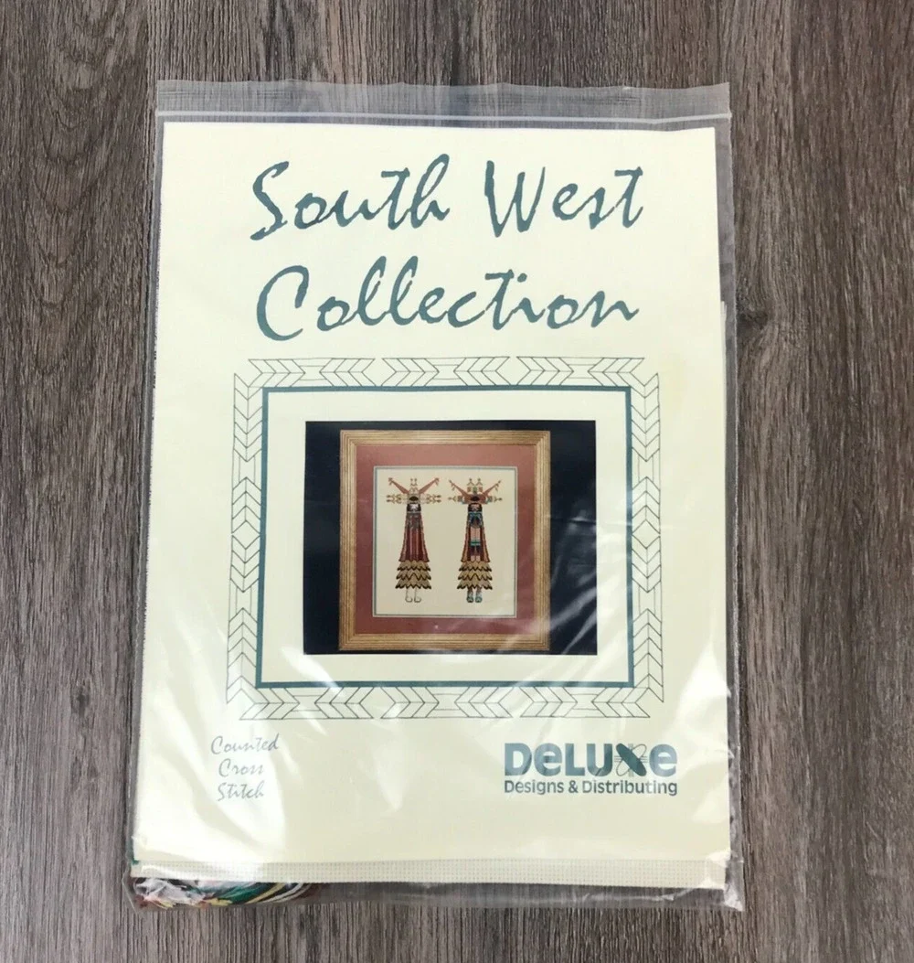 Deluxe Designs Southwest Collection Cross Stitch Hopi Kachinas Salako Taka Mana